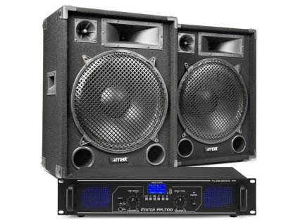 Max MAX15 DJ Set reproboxů se zesilovačem s Bluetooth 2000W