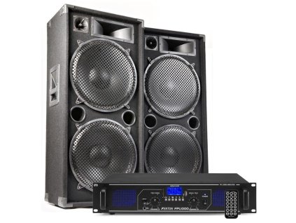 Max MAX215 DJ Set reproboxů se zesilovačem s Bluetooth 4000W