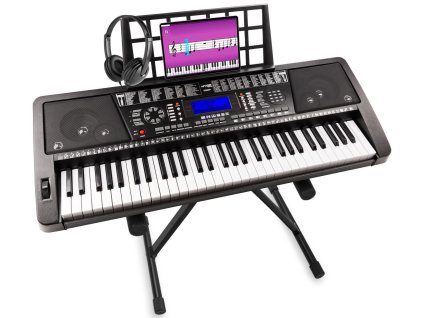 MAX KB12P Set elektronických midi kláves se stojanem a sluchátky
