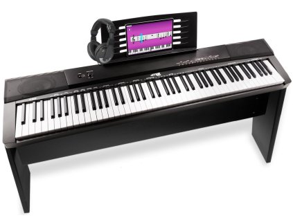 MAX KB6W Digitální piano s nábytkovým stojanem a sluchátky