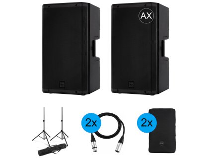 RCF ART 915-A/AX Set reproboxů se stativy, kabely a obaly