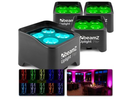 BeamZ BBP90 Set 4x Uplight PAR