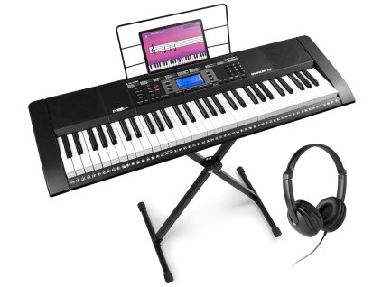 MAX Rhapsody61M Set keyboardu se stojanem a sluchátky