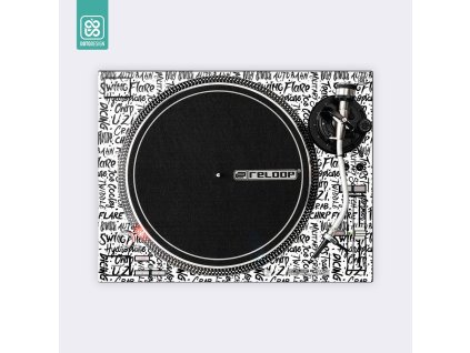 Doto Design Skin RP-7000 MK2 SCRATCH STYLE White