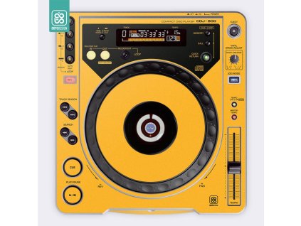 Doto Design Skin CDJ-800 FULL COLORS Dark Yellow