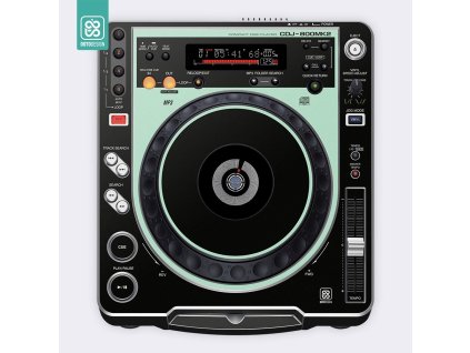 Doto Design Skin CDJ-800 MK2 COLORS DVS Aquamarine