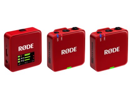Rode Wireless GO (Gen 3) red