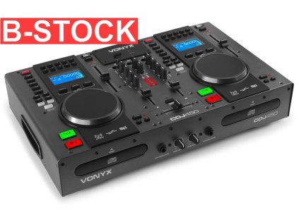 69316 vonyx cdj450 twin top cd mp3 usb player mixer with bt
