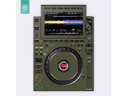 L107 6 alpha theta cdj 3000x full colors skin preview