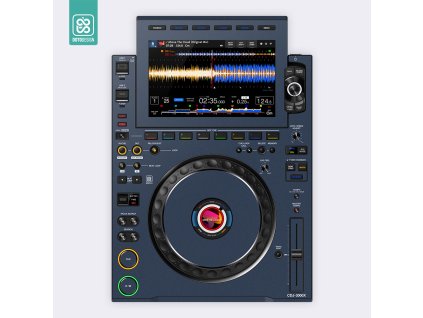 L107 3 alpha theta cdj 3000x full colors skin preview