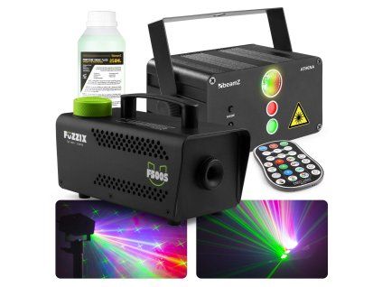 Athena disco laser set s výrobníkem mlhy