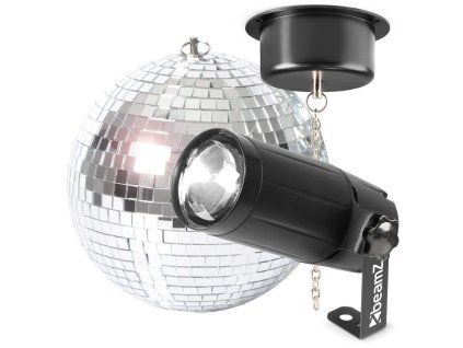 MB20 Set disco koule s motorkem a reflektorem