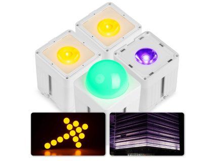 KUBE20WH Set 4ks LED Uplight reflektorů, voděodolný IP65, bílý