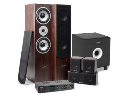 Home cinema set 5.1 ořech