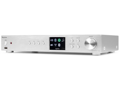 Audizio Adria Wi-Fi internetové rádio s DAB+ a Bluetooth, hliník