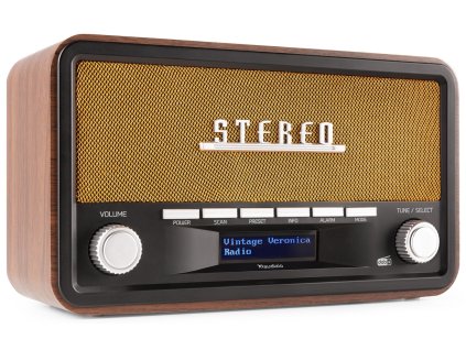 Audizio Foggia Retro DAB+ Rádio Měděná barva