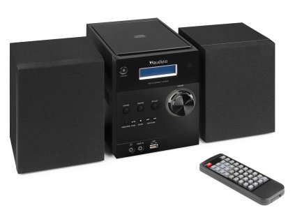 Audizio Metz HiFi mikrosystém s FM/DAB+, černý