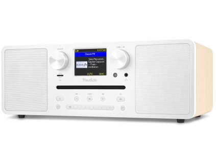 Audizio Naples Digitální hudební systém CD/BT/DAB+/Internet, Barva bílá