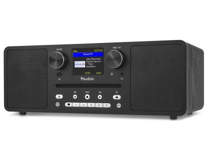 Audizio Naples Digitální hudební systém CD/BT/DAB+/Internet, Barva černá