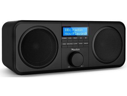 Audizio Novara stereo rádio FM/DAB+, černé