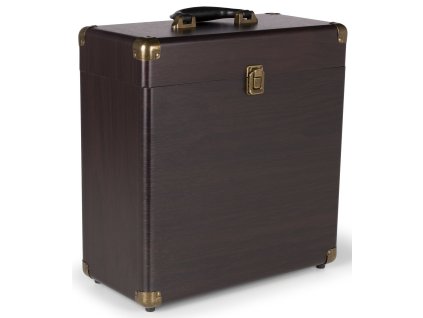 Audizio RC32 Vinyl record case dark wood