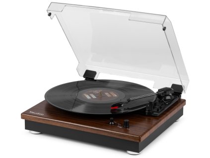 Audizio RP112L Record player BT in/out dark wood