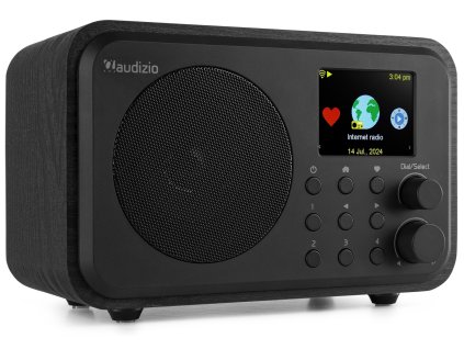 Audizio Vicenza internetové rádio s Wi-Fi, DAB+ a baterií, černé