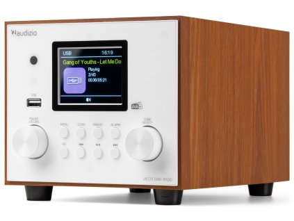 Audizio Vieste DAB+ Radio with subwoofer white