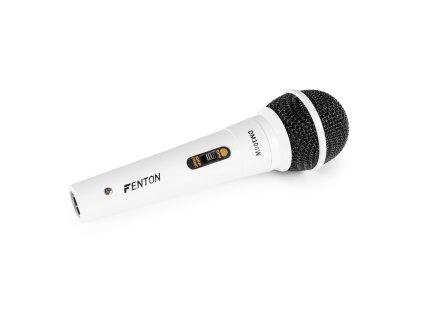Fenton DM100W Dynamický mikrofon bílý