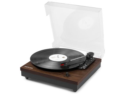 Fenton RP112D Gramofon s reproduktory a Bluetooth, tmavé dřevo