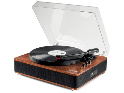 Fenton RP162D Retro gramofon HQ s Bluetooth a USB, tmavé dřevo