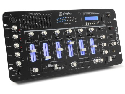 Skytec STM-3007 19" 6-Channel Mixer SD/USB/MP3/LED/BT