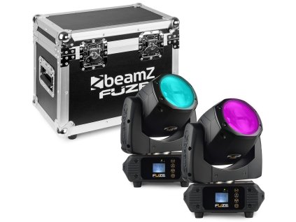 BeamZ FUZE75B beam 75W LED set pohyblivých hlav s kufrem