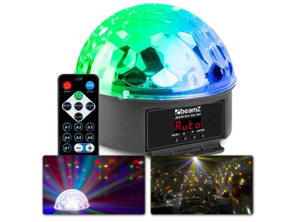 BeamZ JB90R Mini Star Ball DMX LED 9 Colours