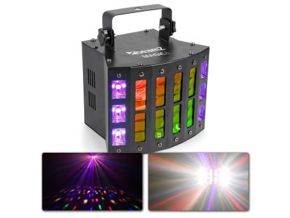 BeamZ Magic1 Derby Strobe, 9x3W RGBAWP+6xUV/W, DMX