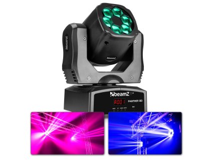 BeamZ Panther 80 LED pohyblivá hlava s rotujícími čočkami