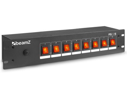 BeamZ PS08S Switch panel s 8mi zásuvkami