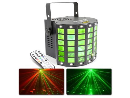BeamZ Radical II LED Derby S Laserem a stroboskopem