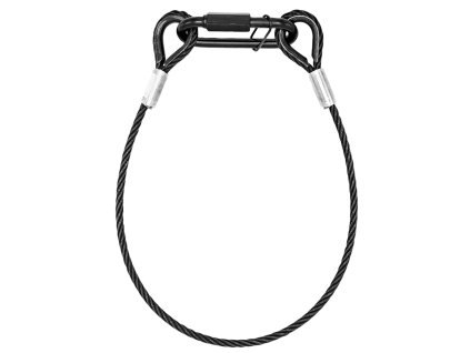 BeamZ SAF75 Jistící lanko 75cm x 3mm 30kg, Černá