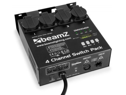 BeamZ Switch pack, 4 kanálový spínač DMX