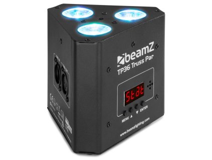 BeamZ TP36 Truss PAR reflektor, 3x4W QCL RGB-UV, DMX