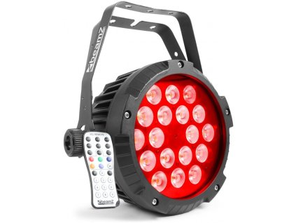 BeamZ Professional BWA418 Aluminum IP65 LED PAR, 18x 12W QCL
