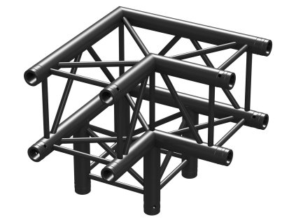 BeamZ Pro P30-C30 Truss 3 way corner 90' 0,5 BLK