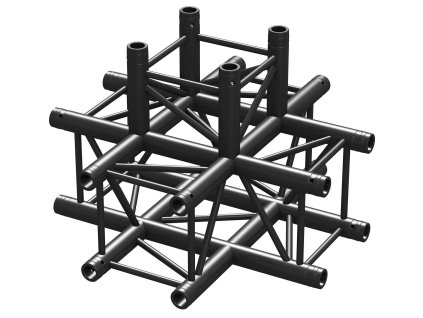 BeamZ Pro P30-C55 Truss 5 way X-junction 0,5m BLK