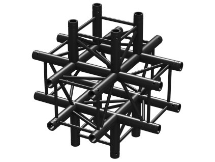 BeamZ Pro P30-C60 Truss 6 way X-junction 0,5m BLK
