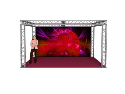 BeamZ Truss 5,71 x 4 x 2,5 m Set pro výstavní stánek nebo showroom
