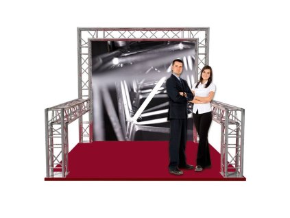 BeamZ Truss 3 x 3 x 2,71 m Set pro výstavní stánek nebo showroom