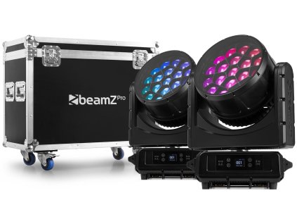 BeamZ Pro Nereid1940 Outdoor LED Moving Head Zoom 19x40W 2ks v přepravním kufru