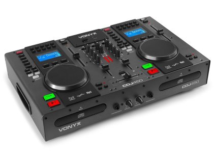 Vonyx CDJ450 Twin Top CD/MP3/USB Player/Mixer With BT