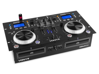 Vonyx CDJ500 Amplified Double Player CD/MP3/USB/BT